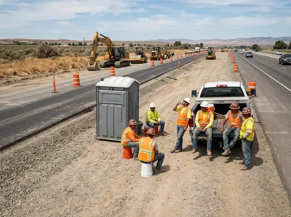 highway-road-construction-crew-007 — frequently asked questions, Porta Potty and Restroom Rentals in Anderson, MO